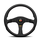 MOMO Corse 2.0 350mm Steering Wheel - Black Leather