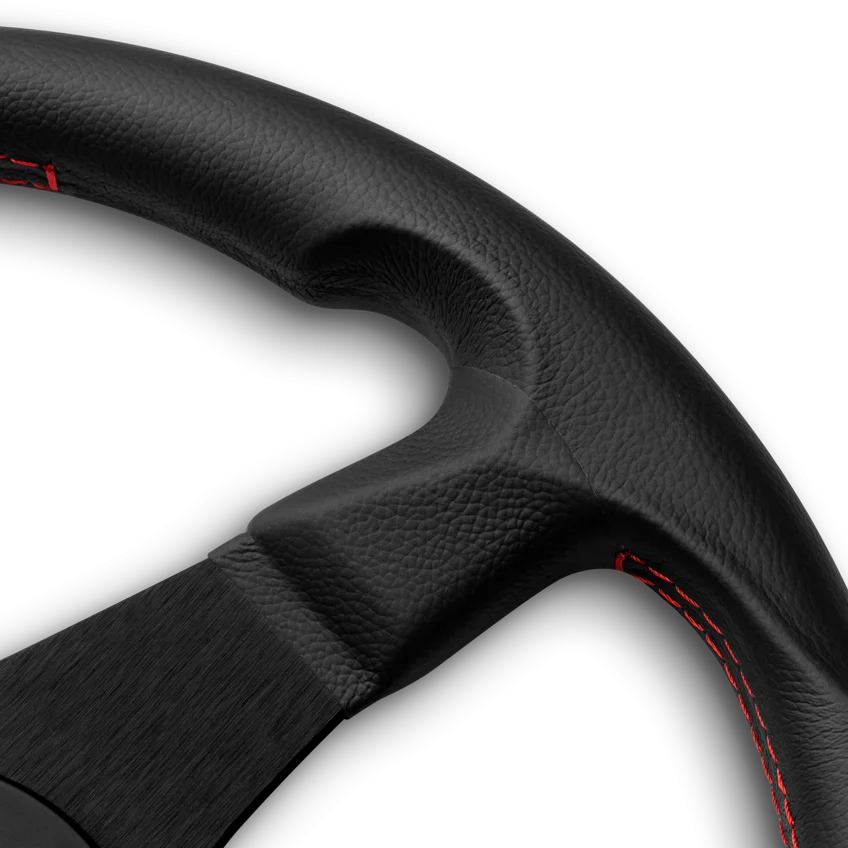 MOMO Corse 2.0 350mm Steering Wheel - Black Leather - view 5