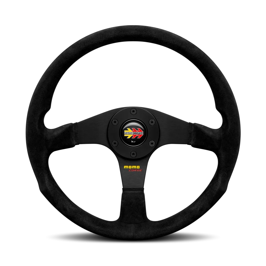 MOMO Corse 2.0 350mm Steering Wheel - Black Suede