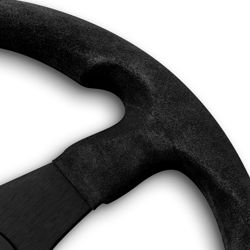 MOMO Corse 2.0 350mm Steering Wheel - Black Suede - product view 2
