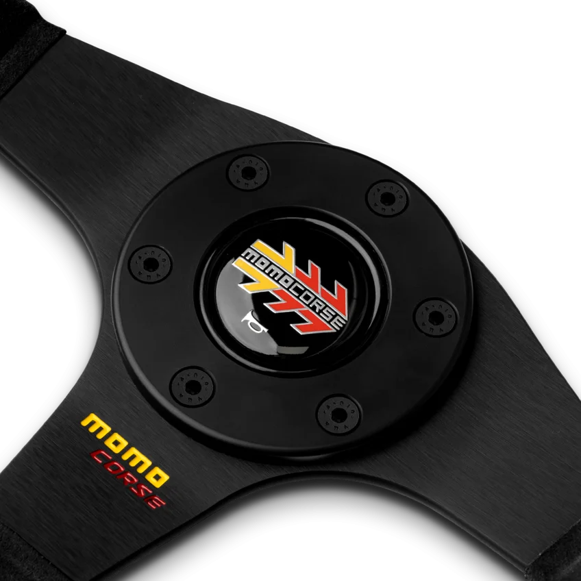 MOMO Corse 2.0 350mm Steering Wheel - Black Suede - product view 3