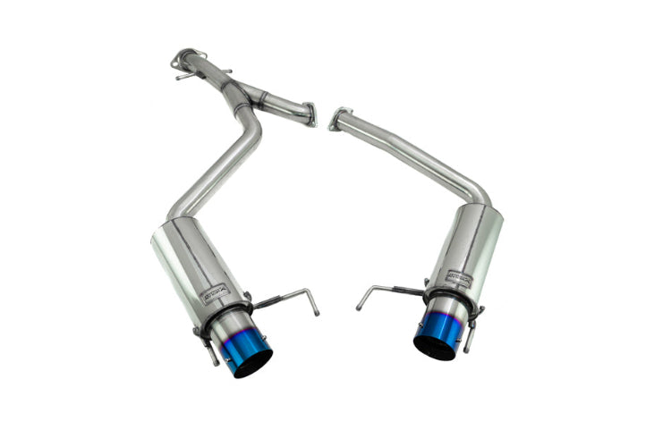 Megan Racing Dual Exit Exhaust System w/ Burnt Tips - Lexus IS250 / IS350 (2006-2013)