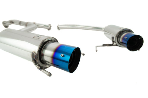 Megan Racing Dual Exit Exhaust System w/ Burnt Tips - Lexus IS250 / IS350 (2006-2013)