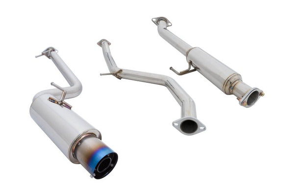 Megan Racing 4"Blue Titanium Burnt Tip Exhaust System - Scion tC (2011-2016)