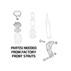 GSP Godspeed Project Mono RS Coilovers - Audi A6 / A6 Quattro (C8) 2019-23  (48-53MM)