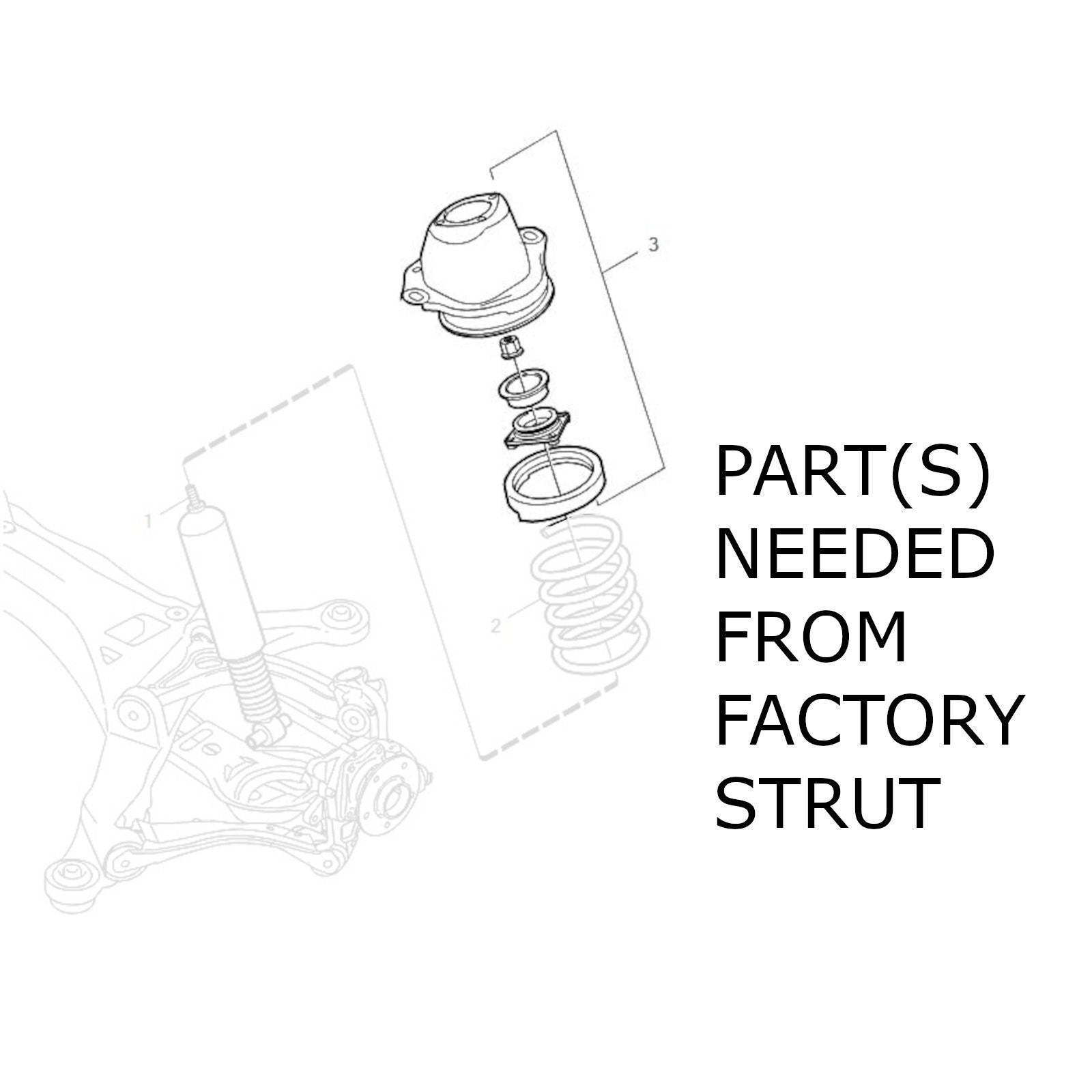 MRS1537-B Godspeed Project MonoRS coilovers for Volvo S70 / V70 FWD (874) 1998-2000 - image 6