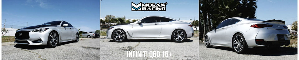 Megan Racing EZ II Series Coilovers - Infiniti Q50 / Q60 RWD Front Fork Type