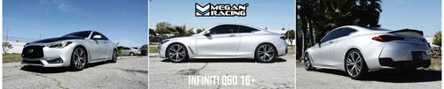 Megan Racing EZ II Series Coilovers - Infiniti Q50 / Q60 RWD Front Fork Type