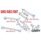Megan Racing Adjustable Rear Upper Camber Control Arms Set - BMW M2 G87 / M3 G80 / M4 G82 (2020+)
