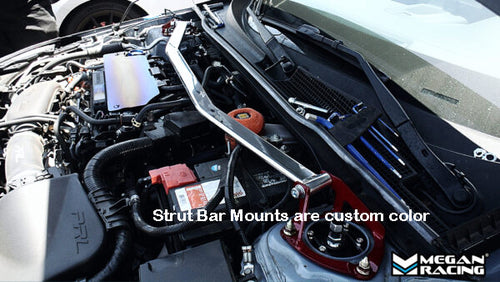 Megan Racing Race Spec Front Strut Tower Bar - Honda Civic (2022+) [Excludes: Type-R, Hybrid Models]