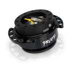 NRG Heart Cutout Quick Release - BLACK