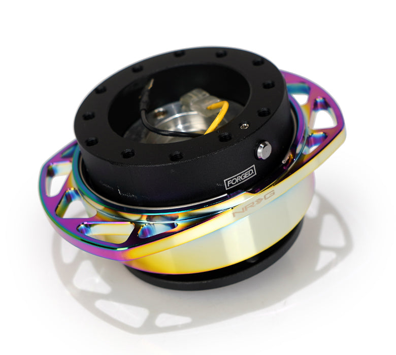 NRG Race Handle Quick Release - BLACK-NEOCHROME