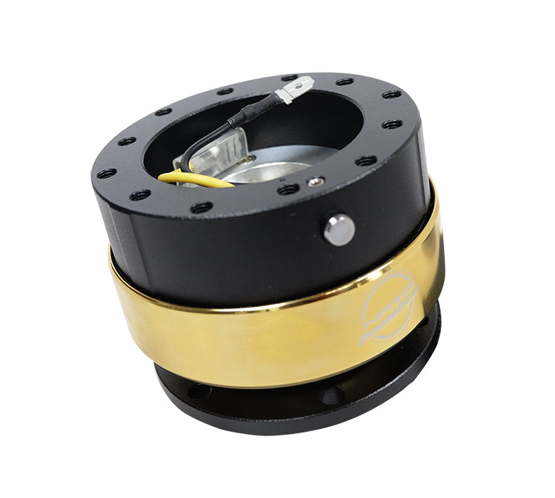 NRG 2.0 Quick Release - BLACK- CHROME GOLD