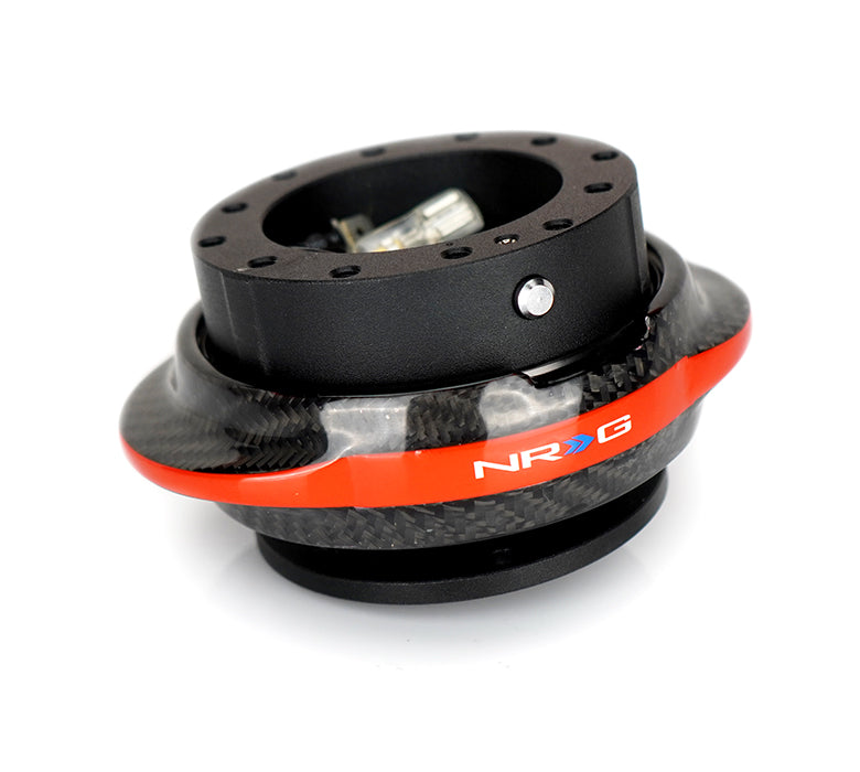 NRG 2.2 QUICK RELEASE - BLACK-RED CARBON FIBER