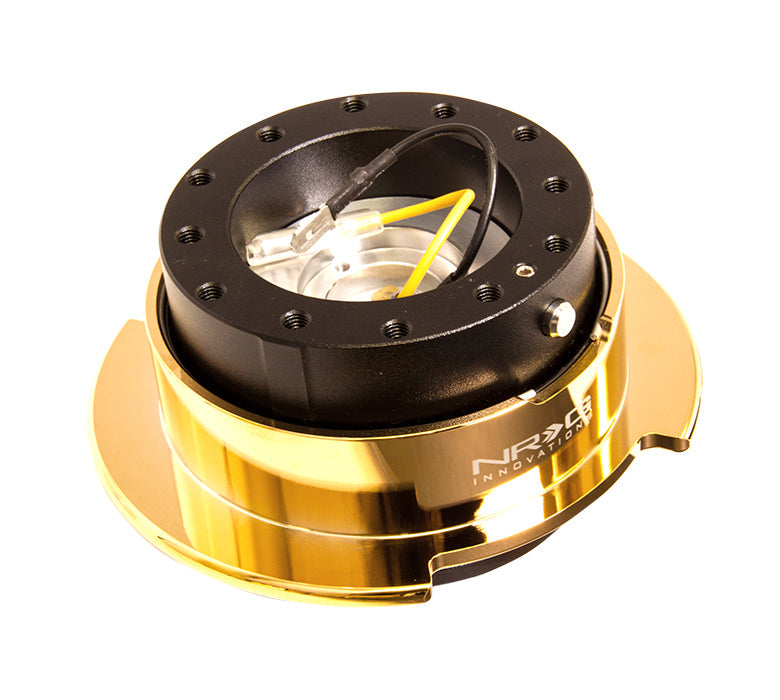 NRG 2.5 QUICK RELEASE - BLACK- CHROME GOLD