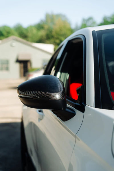 OLM Full Replacement Carbon Fiber Mirror Covers - Honda Civic / Type-R FL5 ( 2022+)