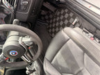 Phase 2 Motortrend (P2M) RHD Checkered Carpet Race Floor Mats - BMW F30/F80 3 Series (2014-2018)