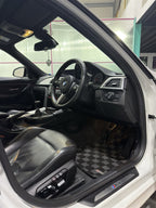 Phase 2 Motortrend (P2M) RHD Checkered Carpet Race Floor Mats - BMW F30/F80 3 Series (2014-2018)