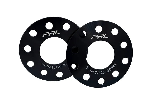 PRL Motorsports 3mm Hub-Centric Wheel Spacers - 5x114.3 / 5x120 (Pair)