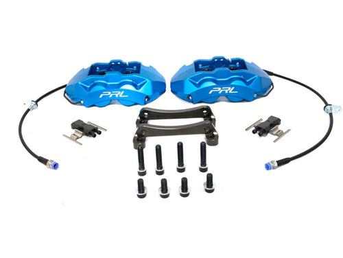 PRL Motorsports Satin Blue 4-Piston Brake Caliper Kit – Honda Civic Si HC10 / HC11 (2017+)