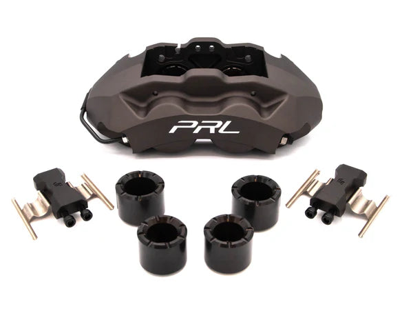 PRL Motorsports Gunmetal Gray 4-Piston Brake Caliper Kit – Honda Civic Si HC10 / HC11 (2017+)