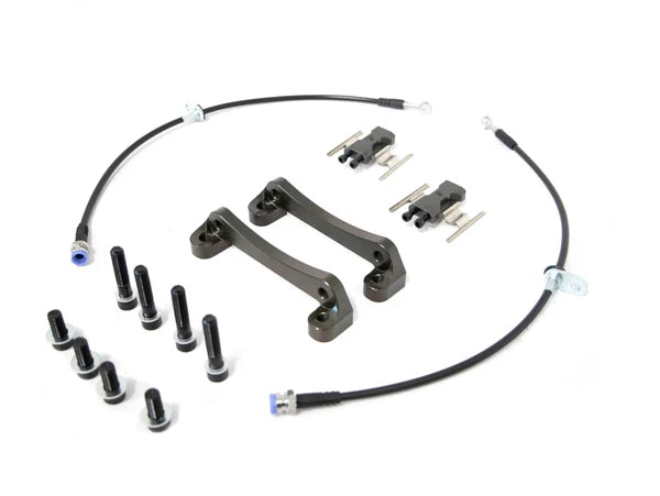 PRL.1167.1.GRY - PRL Gunmetal Grey 4-Piston Brake Caliper Kit – Honda Accord (2018+) - Product gallery image 5