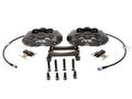PRL Motorsports Gunmetal Gray 4-Piston Brake Caliper Kit – Honda Civic Si HC10 / HC11 (2017+)
