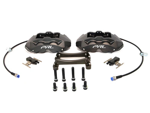 PRL Motorsports Gunmetal Gray 4-Piston Brake Caliper Kit – Honda Civic Si HC10 / HC11 (2017+)