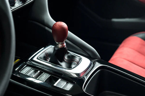 PRL Motorsports Adjustable Shift Knob & Collar Kit - Red Aluminum