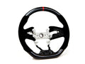 PRL Motorsports Steering Wheel - Carbon & Suede w/ Red Stitching - Honda Civic (2016-2021)