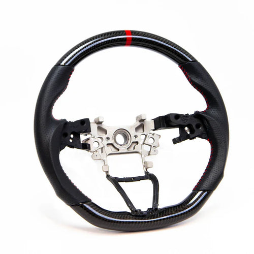 PRL Motorsports Steering Wheel - Carbon & Leather w/ Red Stitching - Honda Accord (2018-2022)