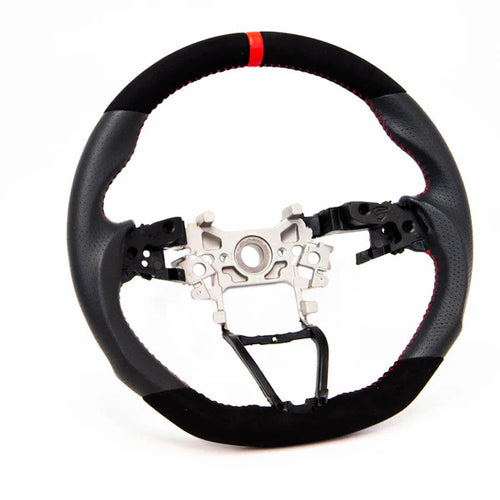 PRL Motorsports Steering Wheel - Suede & Leather w/ Red Stitching - Honda Accord (2018-2022)