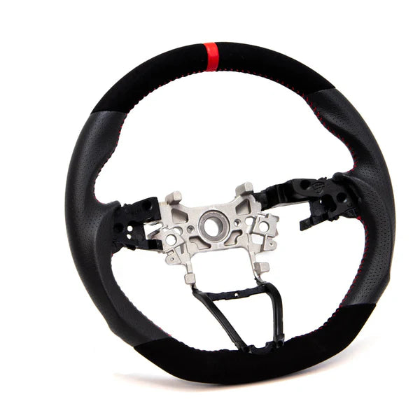 PRL Motorsports Steering Wheel - Suede & Carbon w/ Red Stitching - Honda Accord (2018-2022)