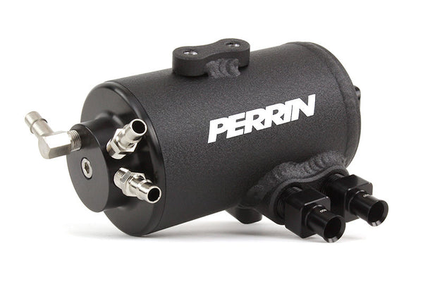 Perrin Performance Air Oil Separator - Black - Subaru STI w/ Front Mount Intercooler (2008-2021)