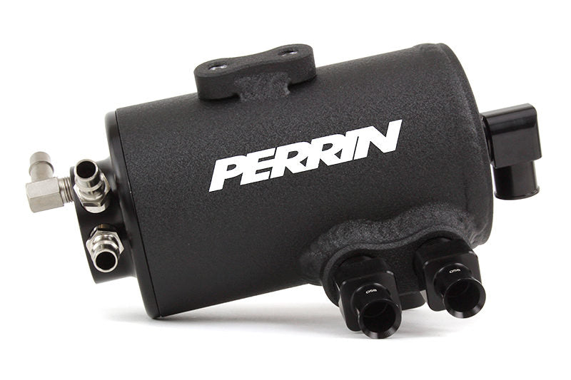 Perrin Performance Air Oil Separator - Black - Subaru STI w/ Front Mount Intercooler (2008-2021)