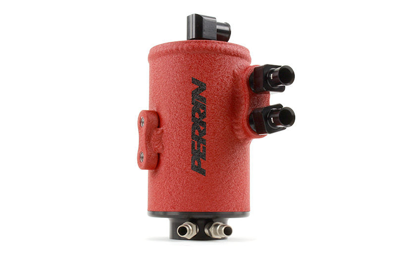 Perrin Performance Air Oil Separator - Red - Subaru STI w/ Top Mount Intercooler (2008-2021)