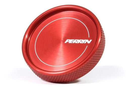 Perrin Billet Aluminum Red Engine Oil Filler Cap - Scion FR-S / Toyota GT86 & GR86 / Subaru BRZ