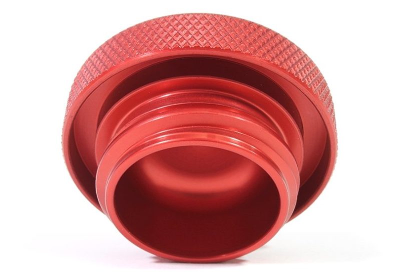 Perrin Billet Aluminum Red Engine Oil Filler Cap - Scion FR-S / Toyota GT86 & GR86 / Subaru BRZ