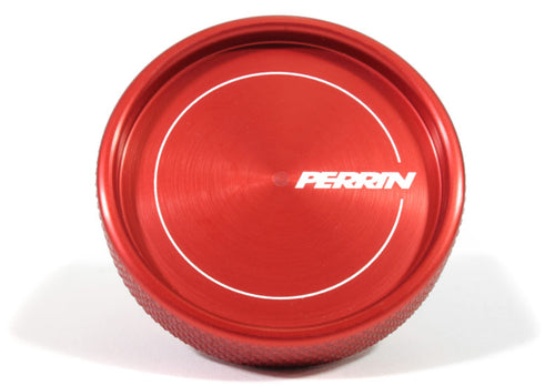 Perrin Billet Aluminum Red Engine Oil Filler Cap - Scion FR-S / Toyota GT86 & GR86 / Subaru BRZ