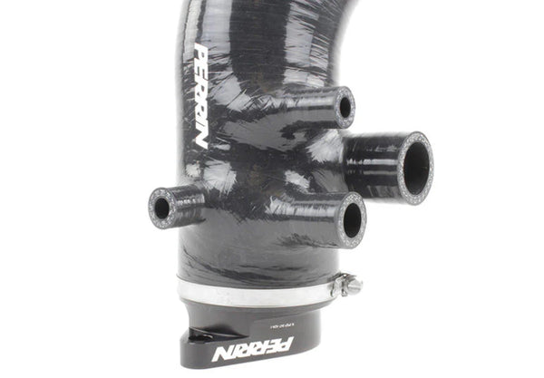 Perrin Silicone Turbo Inlet Hose - Black - Subaru WRX (2015-2021)