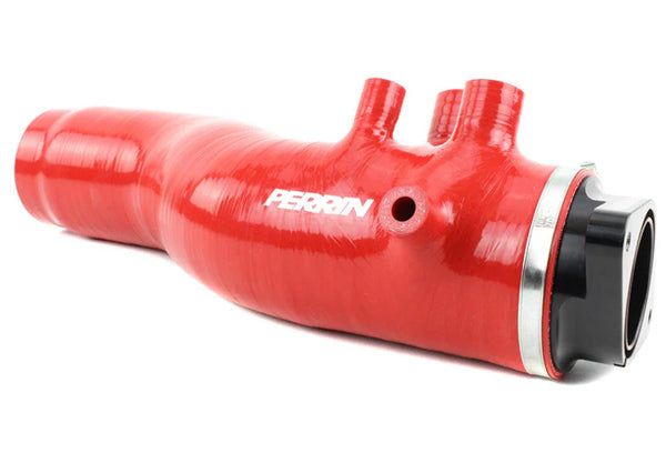 Perrin Silicone Turbo Inlet Hose - Red - Subaru WRX (2015-2021)