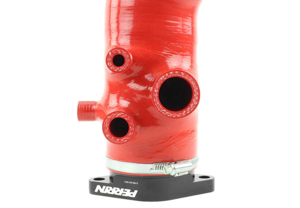 Perrin Silicone Turbo Inlet Hose - Red - Subaru WRX (2015-2021)
