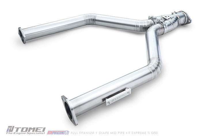 TOMEI EXPREME TI FULL TITANIUM MID Y PIPE KIT - INFINITI Q50 / Q60