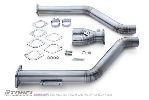 TOMEI EXPREME TI FULL TITANIUM MID Y PIPE KIT - INFINITI Q50 / Q60