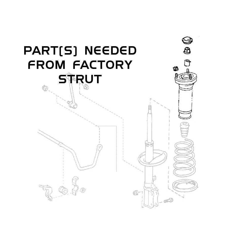 Rev9 Hyper-Street ONE Coilovers - Toyota Camry (XV30) 2002-06 - R9-HPX-1165_1