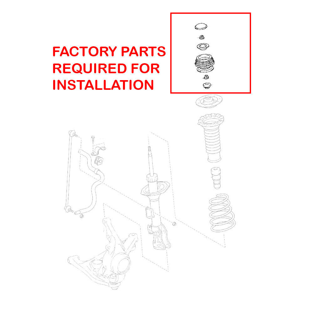 Rev9 Hyper-Street ONE Coilovers - Toyota Yaris Hatchback (XP130/XP150) 2013-19 - R9-HPX-1096_1