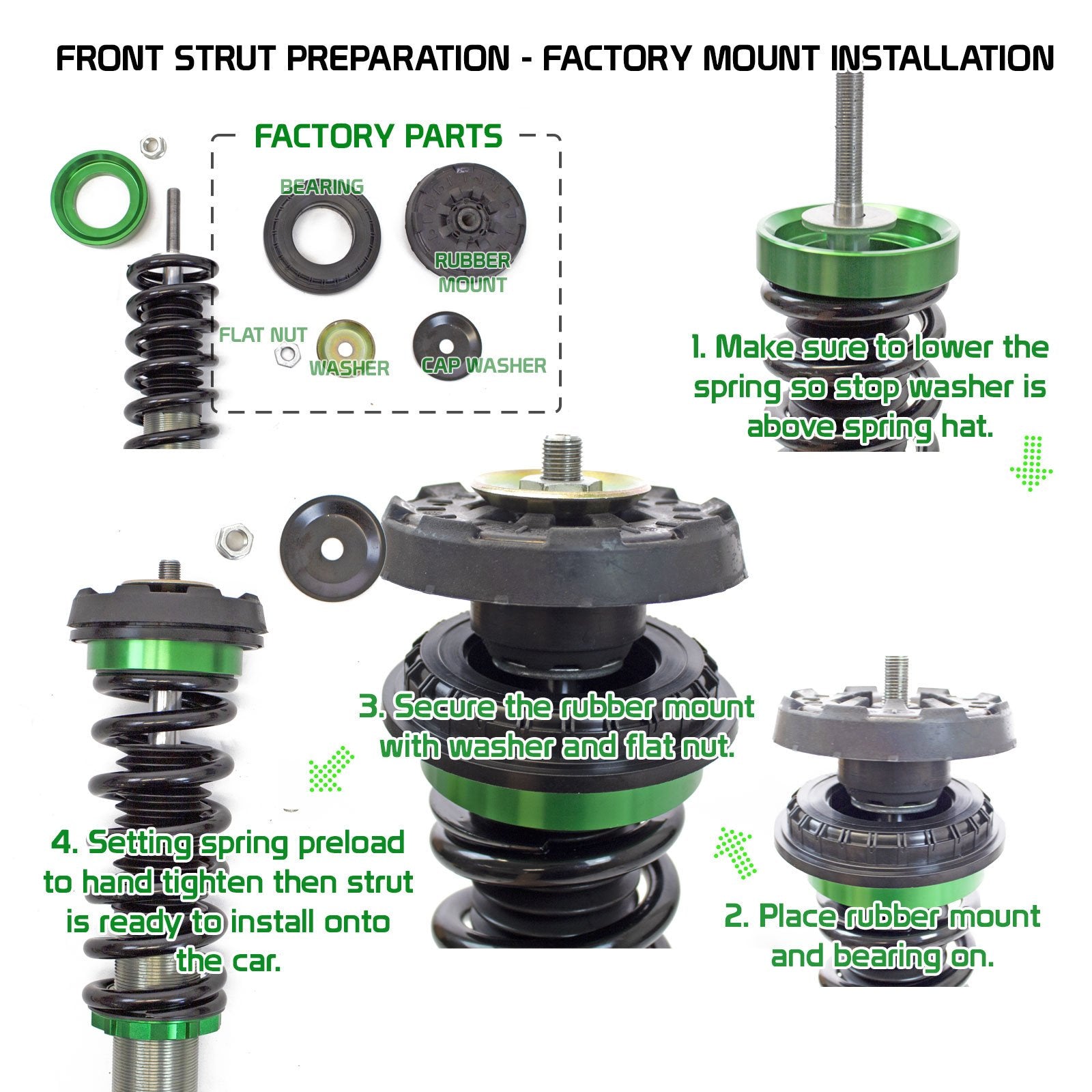 Rev9 Hyper-Street ONE Coilovers - Chevrolet Malibu 2013-15 / 2016 Limited - R9-HPX-1213_1