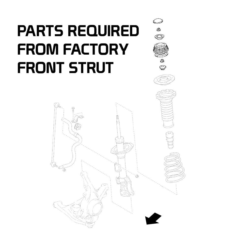 Rev9 Hyper-Street ONE Coilovers - Toyota Yaris (XP90) 2006-11 - R9-HPX-1212_1