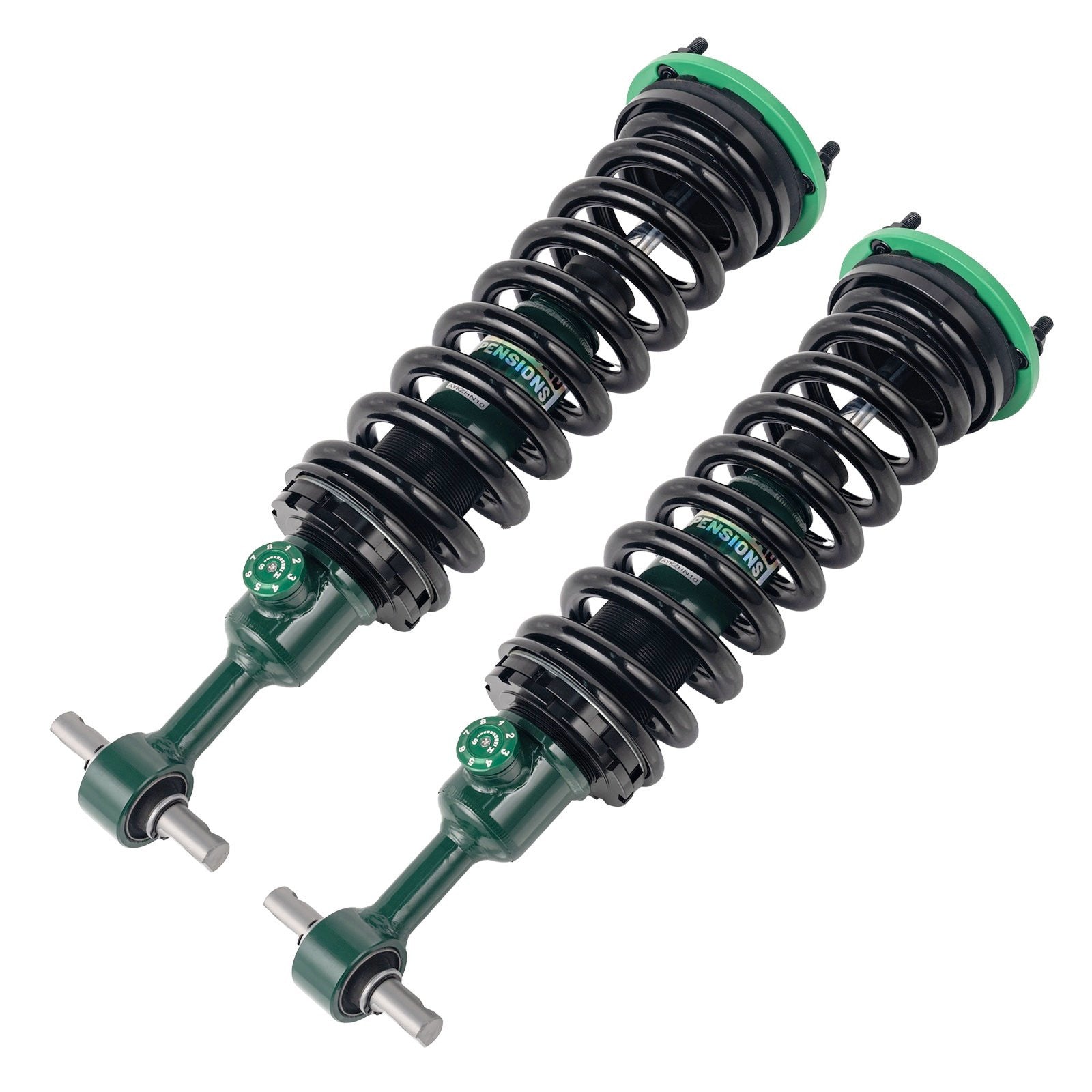 Rev9 Power Rocky Road Adjustable Leveling Front Struts - Chevrolet Avalanche 2007 - 2013 (0-3")