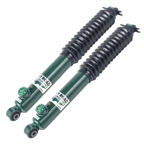 Rev9 Power Rocky Road Adjustable Extended Rear Dampers - Jeep Wrangler (TJ) 1997-2006 (0-3")